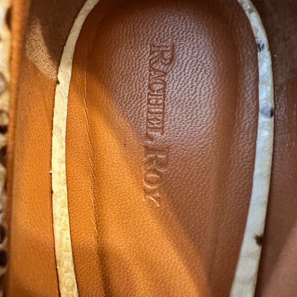 Rachel Roy Snakeskin Wedges Pumps Heels size 8 - Picture 4 of 5